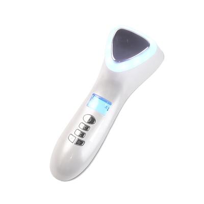 China Cryotherapy Vibration Face Massager Cryotherapy Dye Removal Beauty Spa Salon Machine Ultrasonic Facial Massager Hot Cold Body Lifting Hammer for sale