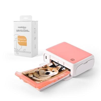 China Mini Portable Mini Pink Light Green Color Digital Photo Printer for sale