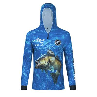 China Breathable Custom Print Long Sleeve Shirt Custom Design Quick Dry Fishing Shirt OEM Fishing Tee for sale