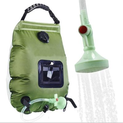 China Portable Outdoor Camping 20L Portable Shower Bag Sun Heated Shower Bag for sale