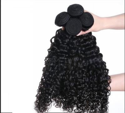 Chine Longs cheveux bouclés indiens faits sur commande pour Madame, cheveux droits soyeux à vendre