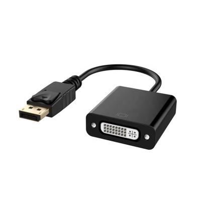 China High Quality Displayport Displayport to DVI Adapter Converter DP to DVI Adapter Male to Female DP 1080P Conversion to VGA Cable Adapter for sale