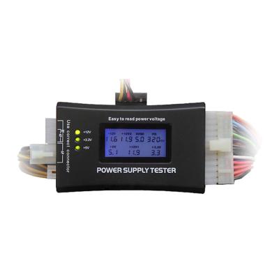 China PC LCD Display PC Computer Check Bank Fast Supply Power Measuring 20/24 Pin Power Supply Tester Digital Tester Diagnostic Tools for sale