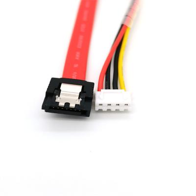 China Newly Arrived Computer/Camera/MP3/MP4/Video/Data Transfer/Hard Disk Game Player SATA Female 7PIN+15PIN xH-4 4P Power Cable Disk Power Conversion Cable for sale