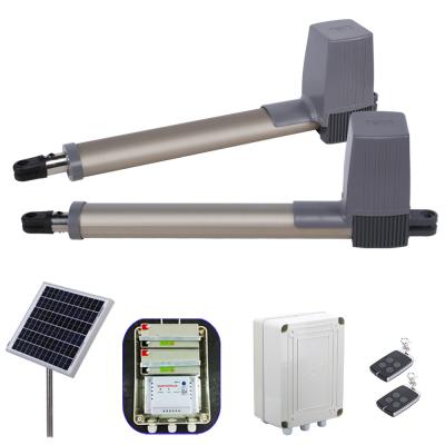 China Stop Block Automatic Swing Gate Operator Wifi Control Solar Kit for sale