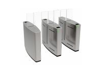 China SS304 550mm Breedte 40person/Min Double Wing Turnstiles Te koop