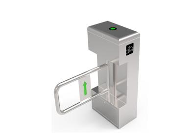 China Vidrio de acrílico del reconocimiento de cara del motor de Swing Barrier Turnstile BLDC del lector del RFID en venta