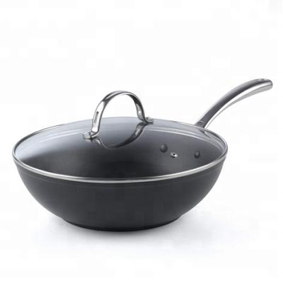 China Non Stick Aluminum Wok Sustainable for sale