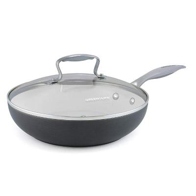 China Non Viable Hot Sales Fashionable Aluminum Stick Wok Nonstick Ceramic Casserole for sale