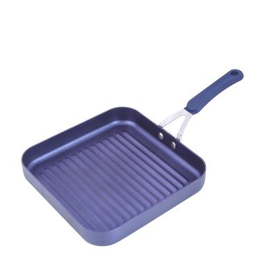 China Sustainable Custom Aluminum Grill Pan Non Stick Square Stick Non Stick Coated Pan for sale