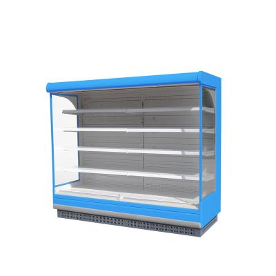 China Refrigerated Cooler Showcase Single-temperature Dual Temperature Display Fridge Dairy Display Fridge For Supermarket for sale