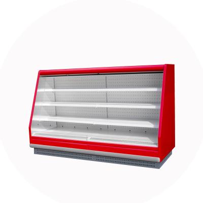 China Single-temperature Remote Refrigerated Case Soft Drink Bottle Display Multideck Fridge for sale