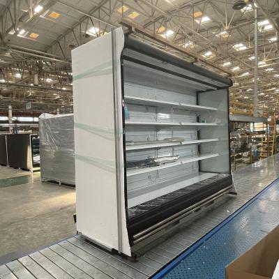 China Single-temperature Vegetable Open Supermarket Multideck Display Fridge for sale