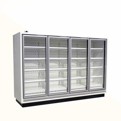 China Single-Temperature Commercial 4 Doors Upright Display Glass Freezer and Refrigerator E7 ATLANTA for sale