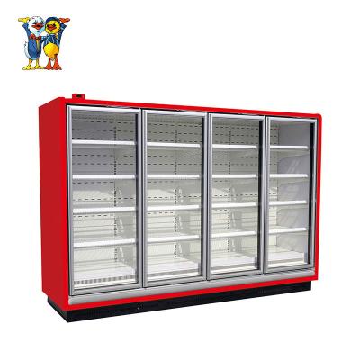 China E7 MIAMI Double-temperature Glass Door Commercial Refrigerator Showcase For Supermarket for sale