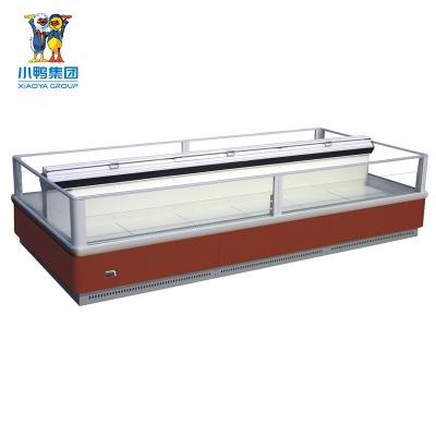 China Single-temperature Little Duck Commercial Island Commercial Supermarket Refrigerators for sale