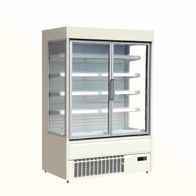 China Double-temperature Glass Deli Display Fridge Freezer Showcase E8 New York for sale