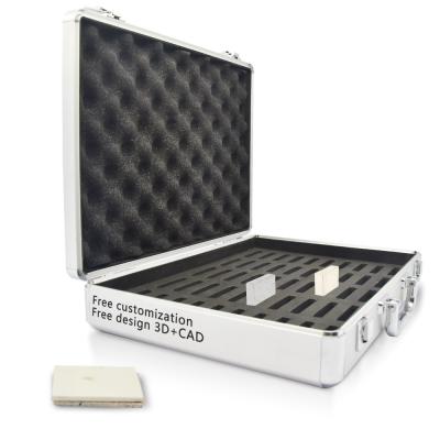 China Universal; Who respects the environment; Factory Custom Assembly And Disassembly Factory Granite Quartz Marble Case Ceramic Tile Stone Display Box Easy Aluminum Sample Product Display Suitcase for sale