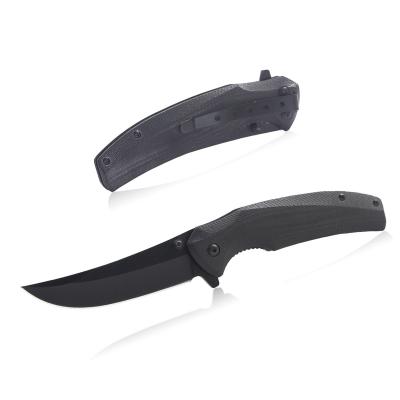 China Durable 3cr13 Stainless Steel OEM Non-changeable Tools Folding Camping Hunting Tactical Knife for sale