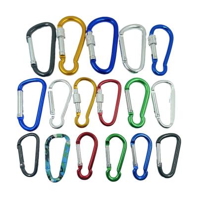 China Cheap Hook Buckle Retail Industry Supply Mountaineering Aluminum Hook Multifunctional Main Chain Hook for sale