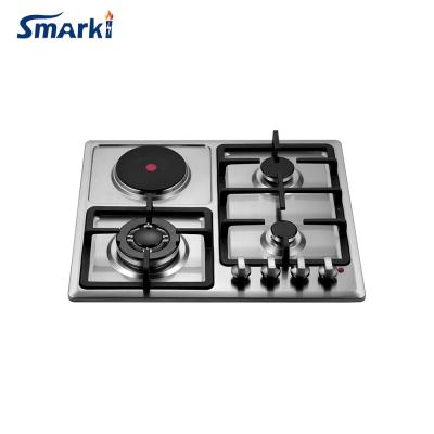 China Household 4 Burner Electric And Gas Cooktop Multiple Cooker Hot Plate Gas Electric Hob SSE45905 for sale