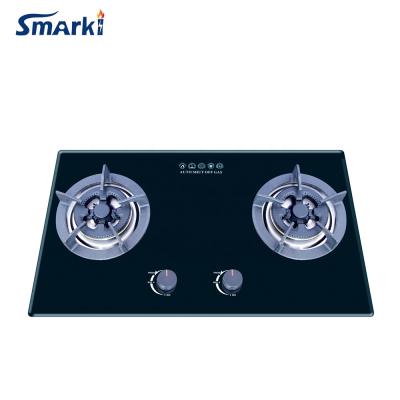 China Hotel Built-in Cooktop 2 Burner Gas Hob Horisun Wok Burner Cooker SG27508 for sale