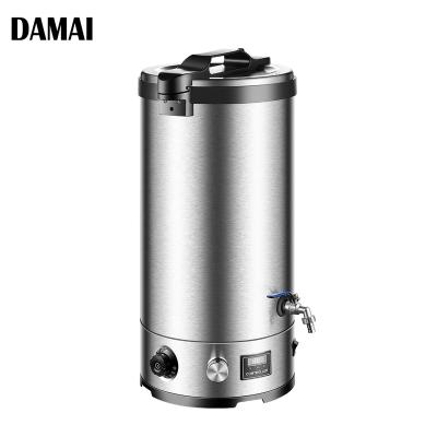 China Single Wall Hotels 30L Water Urn 20 Coffee 25L Boiler Stainless Steel Beer Brewing Heater Double Electric for sale