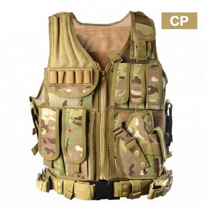 中国 Army Military Combat Outdoor Activity Quick Release Plate Carrier Paintball Vest Molle Vest Tactical Vest with Magazine Card Medical Pouch 販売のため