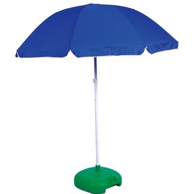 China Non-rotatable Multi Color Polyester With Tilt Parasol Beach Umbrella for sale