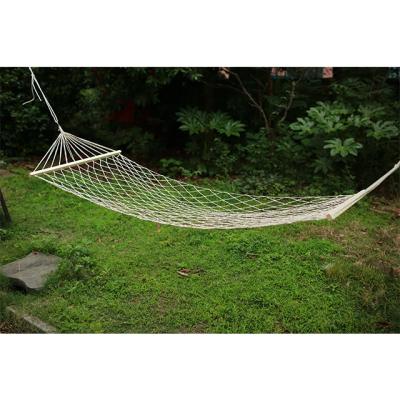 China Leisure Outdoor Camping Furniture Twine Nylon Net Cotton Cotton Knit Rope Hammock For Outdoor for sale