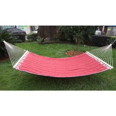 China Outdoor Wholesale Outdoor Portable Furniture Folding 2 Person Double Person Camping Quilted Hammock for sale