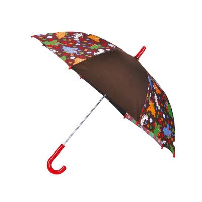 China Morden Full Luxury Unique Cartoon Kids Rain Fiberglass Gift Kids Printing Safe Umbrella for sale