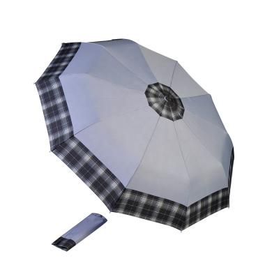 China 2022 CLASSIC 3 Fold Promotional Open Narrow Rain Automobile Umbrella Windproof for sale