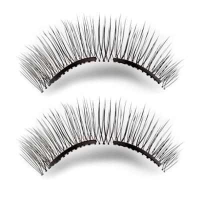 China Soft Magnetic Eyelashes With Clip VKK Wholesale Double False Magnetic Eyelashes With Lashes Custom Packages Box for sale