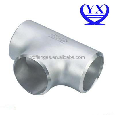 China A105 Sch80 Carbon Steel Butt Weld Equal Tee for sale