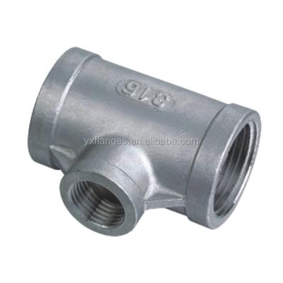 China 1.5 Inch Galvanized Butt Weld Gas Or Oil Pipe Fitting Tee for sale