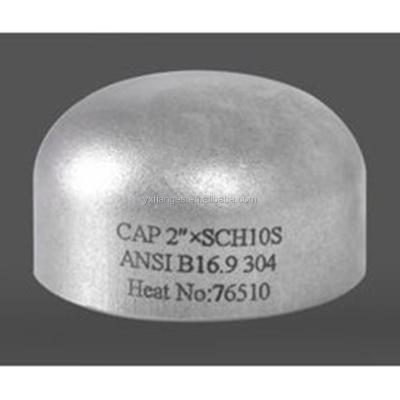 China Connect Pipes ANSI Standard 24 Inch Large Stainless Steel Pipe End Caps for sale