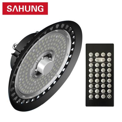 China Warehouse/Workshop/Garage/Sports Stadium GEL IP65 100W 150W 200W Factory Light Warehouse Workshop Die Cast Aluminum UFO Led Smart High Bay Light for sale