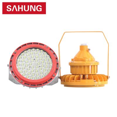 China High Voltage Static And Aging Resistant Aluminum Die Casting IIC T6 Warehouse 30W-80W 100W-200W Gas Station Flood Light Chemical Explosion Proof Light Led for sale