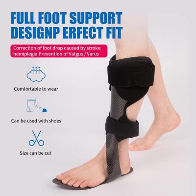 Китай Carbon Fiber AFO Brace Ankle Foot Orthosis AFO Rehabilitator Foot Drop Brace for Drop Foot, Ankle Instability or Limb Spasticity продается