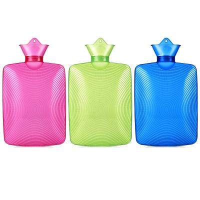 China custom 2000ml walmart hand warmer medicl bag hot pvc water bottle hot water bag for sale