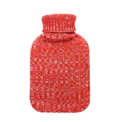 China high quality explosion proof knitted cover for hot water bottle hot water bag walmart medical rubber hot water bag for sale