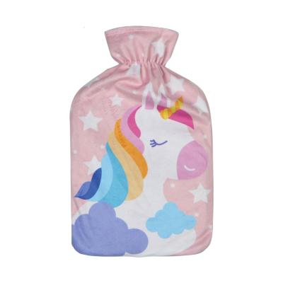 China new digital printed rubber hot water bottle cover custom design hot water bag with hot cover water bottle cover for sale