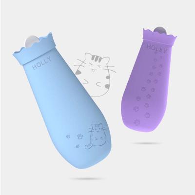 China Hot Water Bag Silicone Making Magic Cartoon Microwave Heating Silicone Cute Hot Water Bag for sale