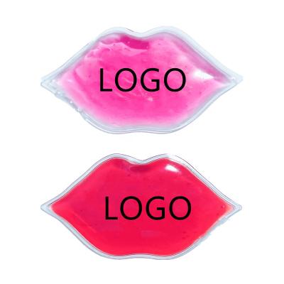 China 2019 Health Care Reusable Lip Ice Pack Cool Ice Gel Pack With Logo Print for sale