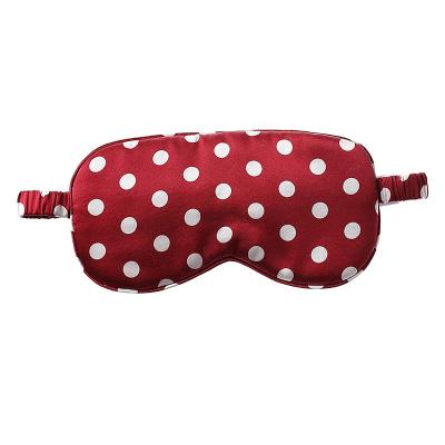 China Super Soft Soft Cute Eye Mask Sleep Blindfold 100% Lightweight Adjustable Silk Blindfold Eye Mask for sale