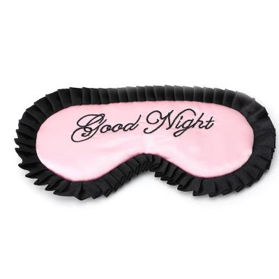 China beauty luxury travel sleeping eye mask comfortable custom printed silk sample dimension for sale