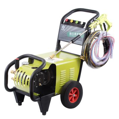 China 2000 Comercial Single Phase 150 Bar Electric High Pressure Washer 150Bar 2000psi Fresh Green Heavy Duty Cleaner Machines For Cleaning for sale