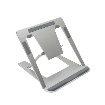 China Support Foldable Black Portable Laptop Stand Foldable Aluminum Adjustable Height for sale