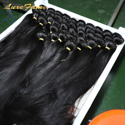 China Silky Straight Wave 10A Mink Brazilian Hair Raw Virgin Cuticle Aligned Hair , Free Sample Brazilian Virgin Hair Bundles With Closure DHL for sale